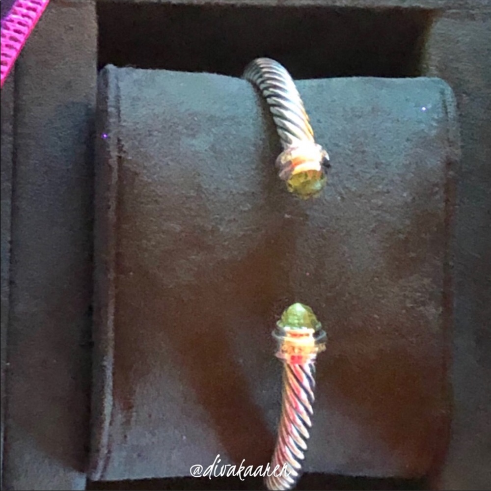 David Yurman Bracelet with Prasiolite and Diamonds - Picture 3 of 7
